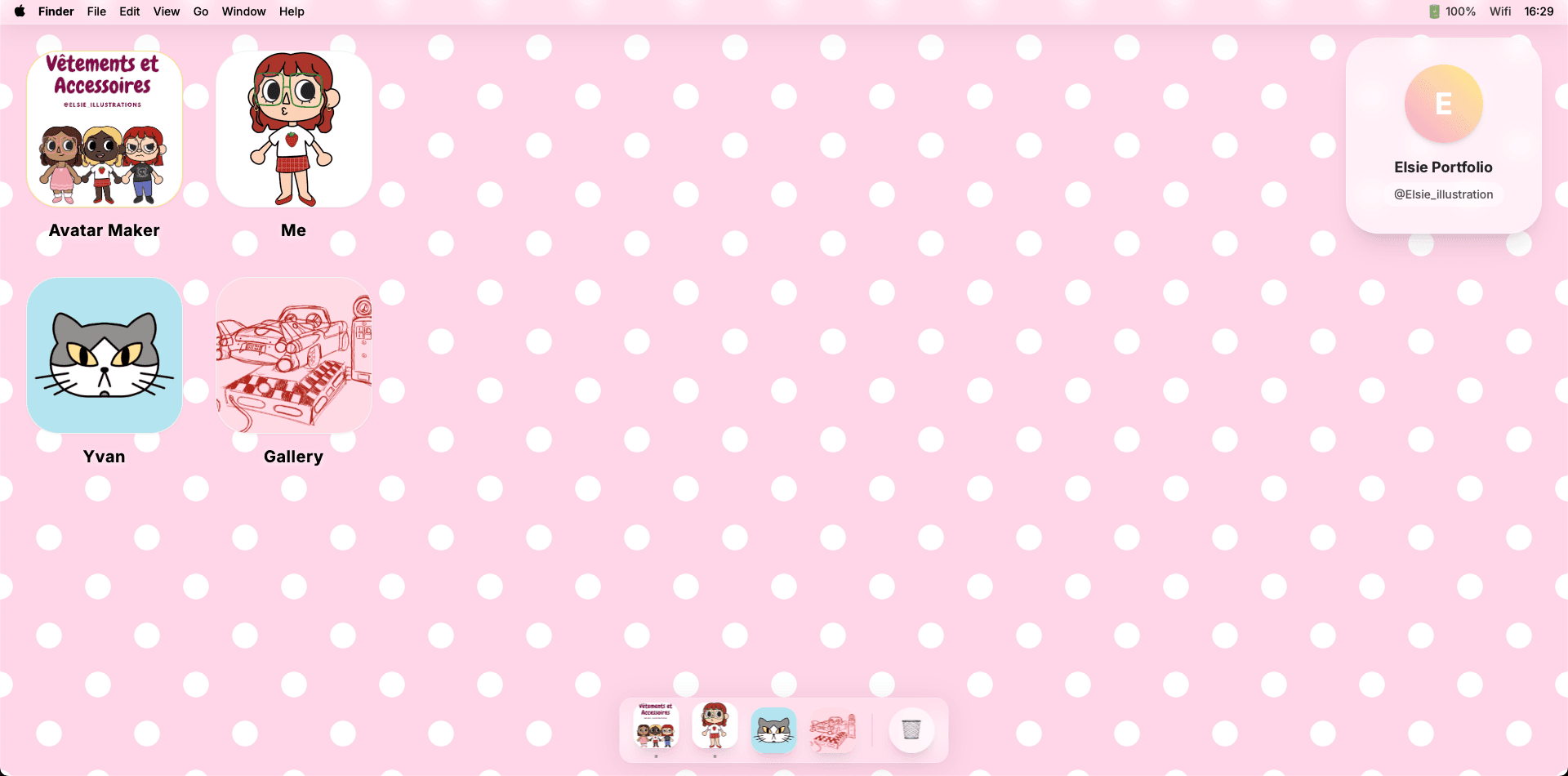 Portfolio Artiste @elsie_illustration